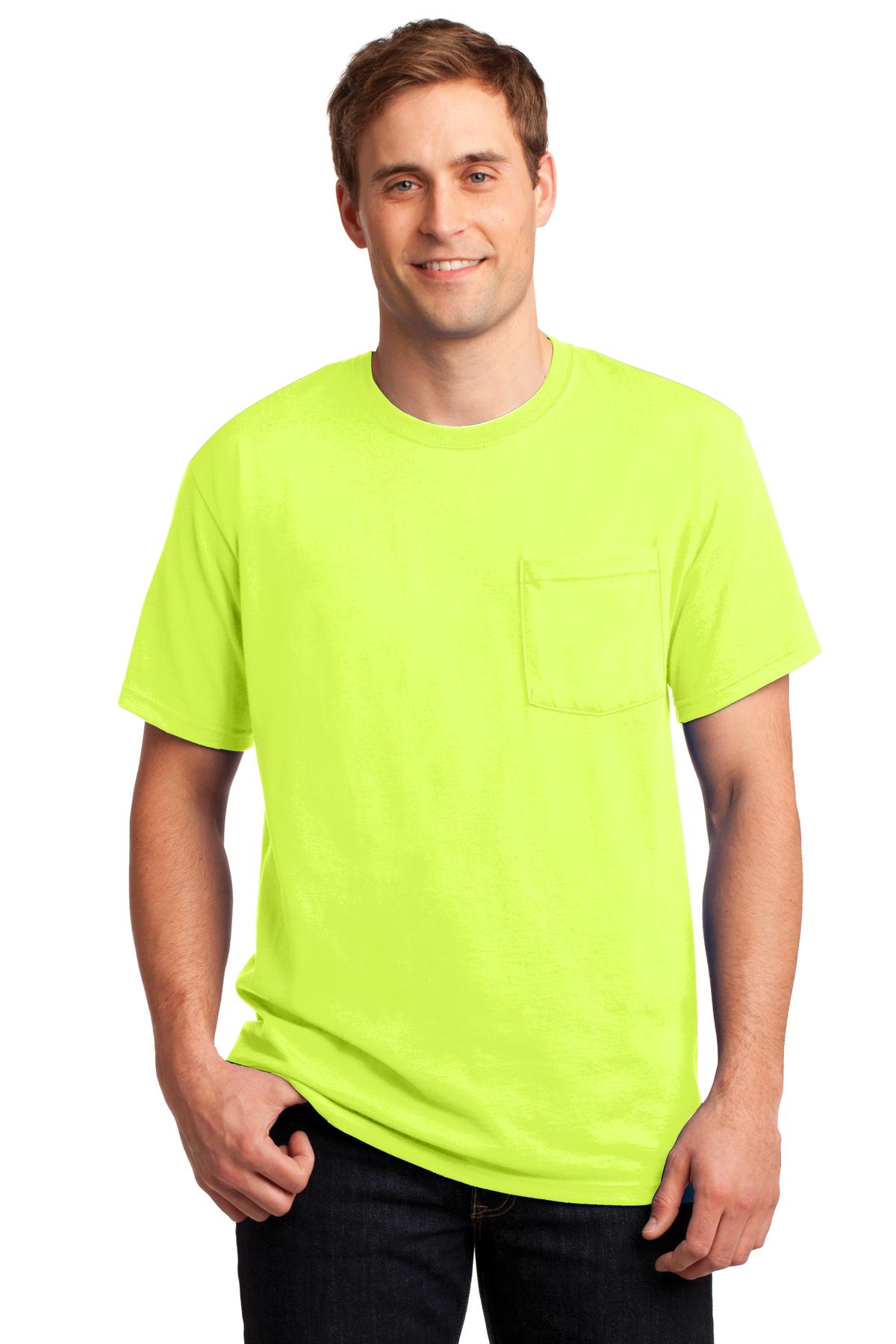 Jerzees? - Dri-Power? 50/50 Cotton/Poly Pocket T-Shirt