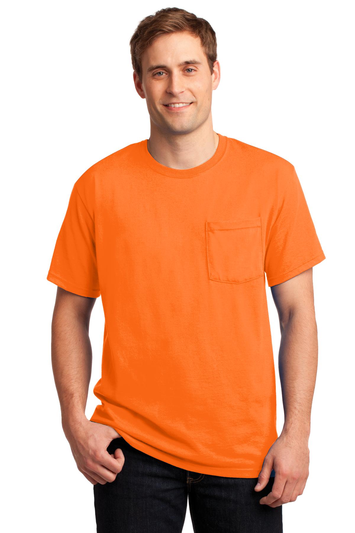 Jerzees? - Dri-Power? 50/50 Cotton/Poly Pocket T-Shirt