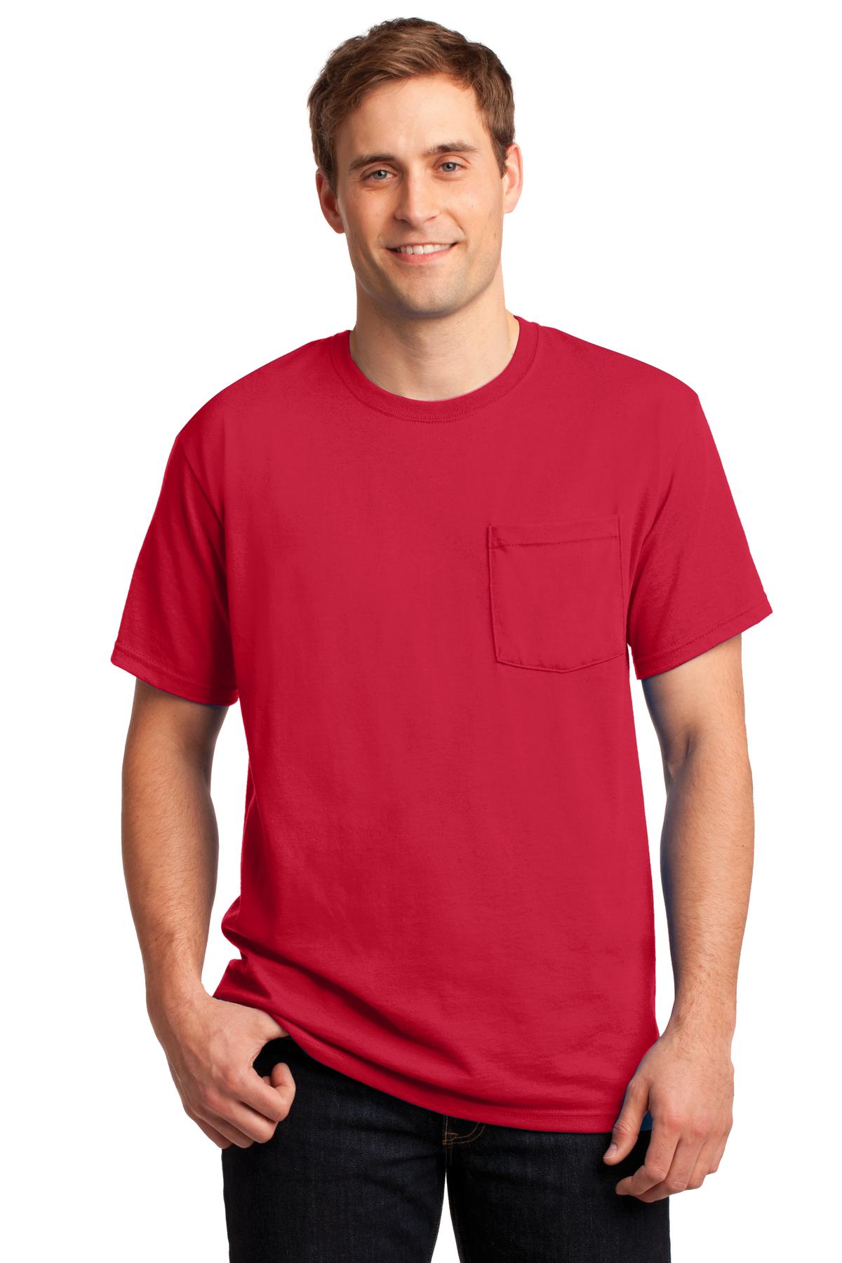 Jerzees? - Dri-Power? 50/50 Cotton/Poly Pocket T-Shirt