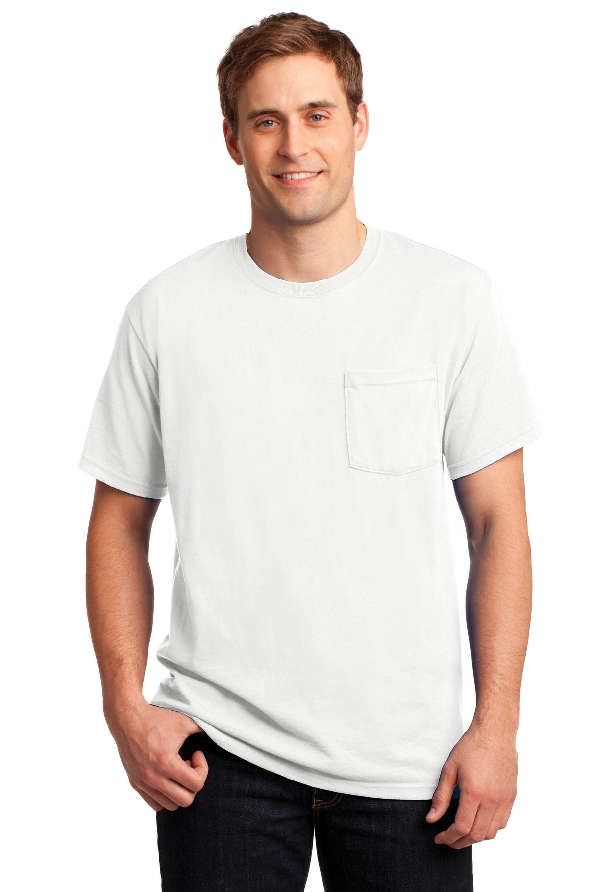 Jerzees? - Dri-Power? 50/50 Cotton/Poly Pocket T-Shirt