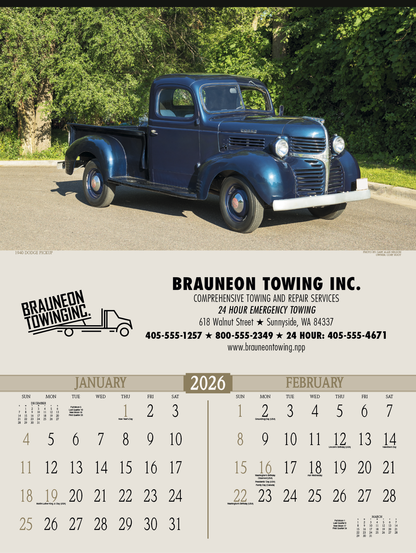 Triumph Calendars Antique Trucks Calendar-3214