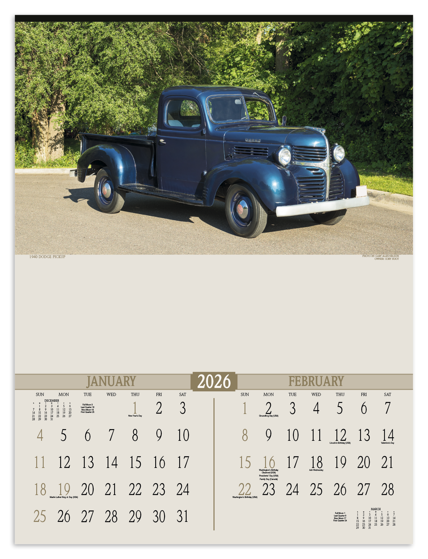 Triumph Calendars Antique Trucks Calendar-3214