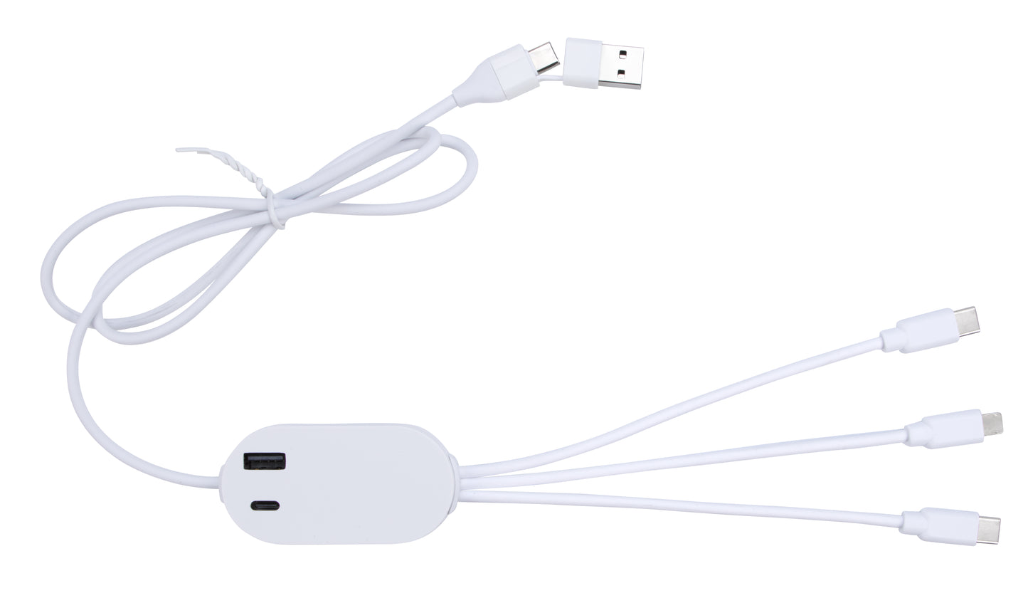 Good Value DualLink Charging Cable 2A with USB Hub-32524