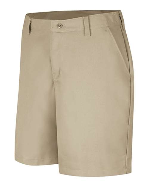 Women's Plain Front 8" Shorts
