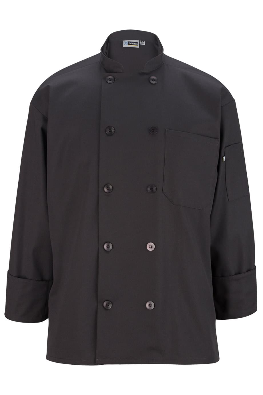 10 Button Long Sleeve Chef Coat - 3301