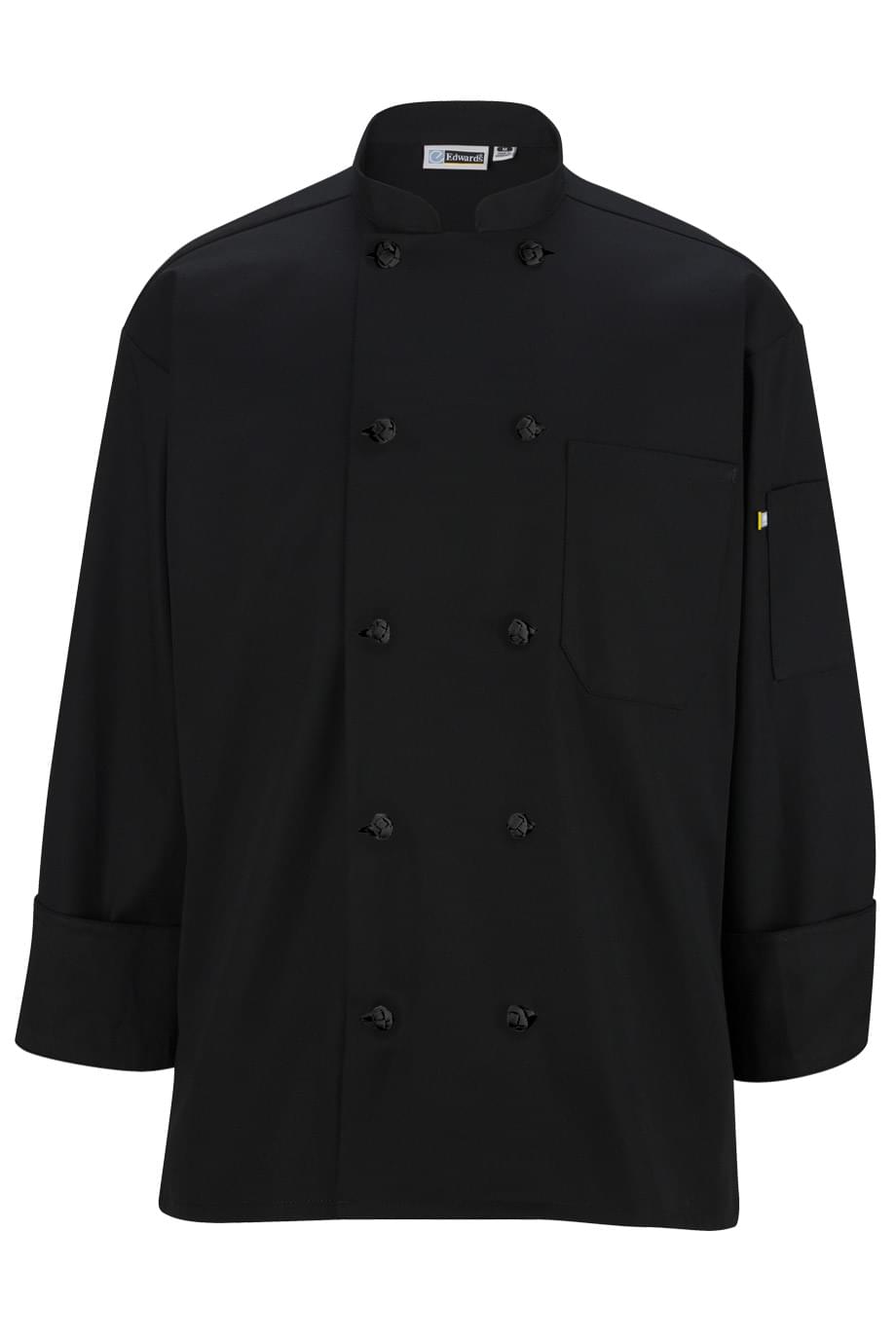 10 Knot Button Long Sleeve Chef Coat