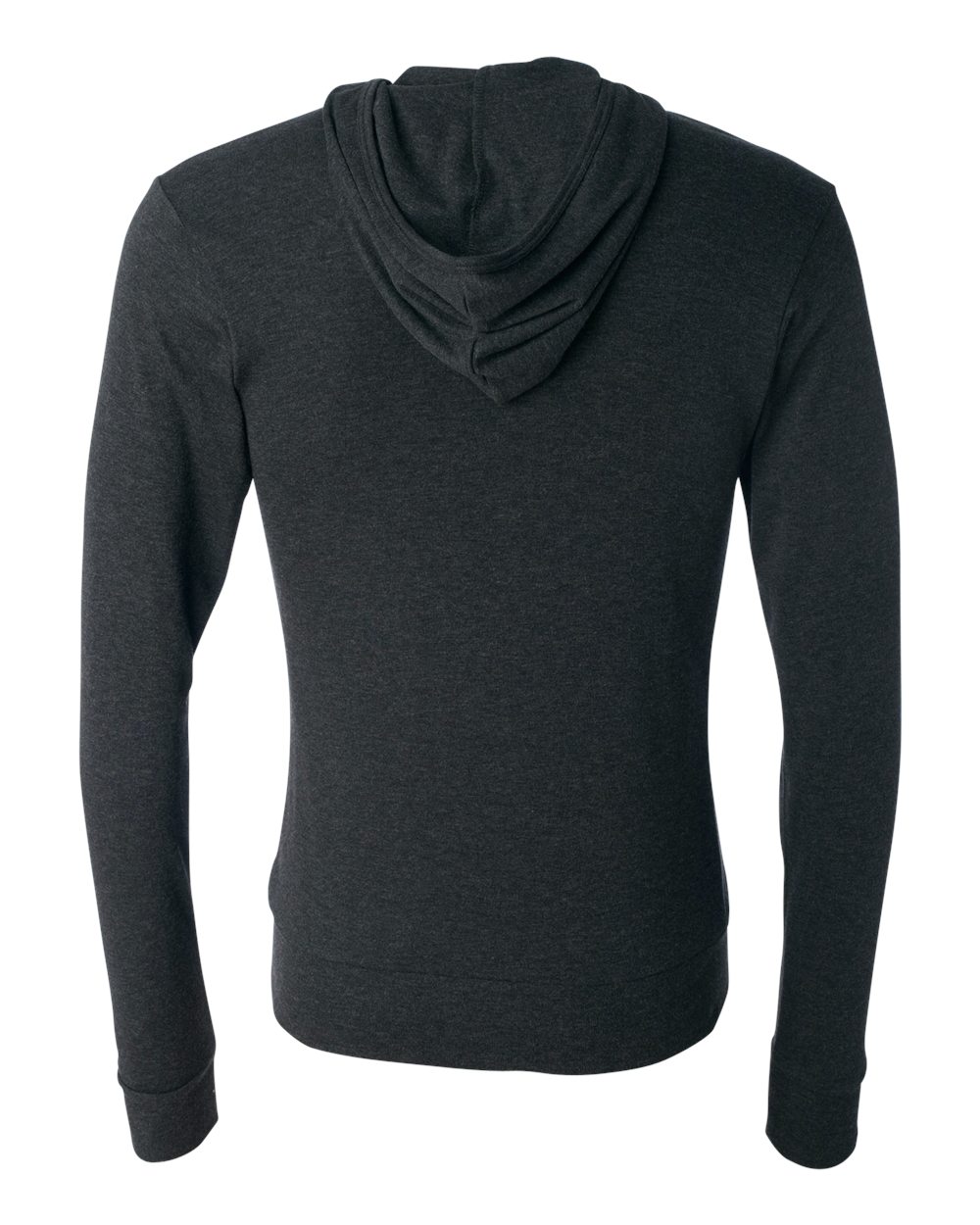 BELLA + CANVAS Triblend Lightweight Full-Zip Hooded Long Sleeve Tee - 3939