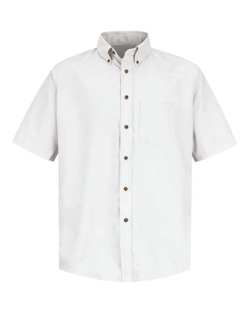 Men's Poplin Short Sleeve Dress Shirt