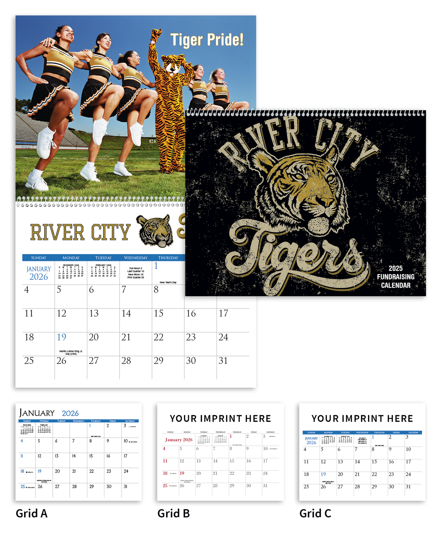 Triumph Calendars Small Quantity Custom Spiral Calendar-350