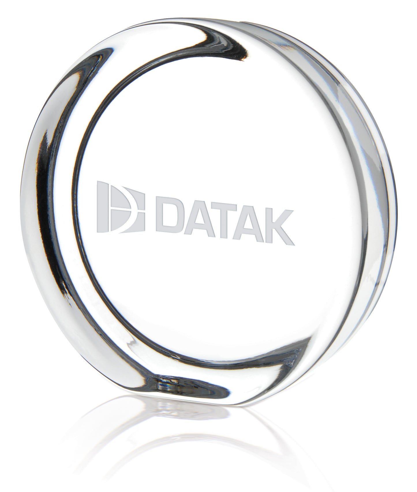 MARIO CIONI Round Paperweight with Flat Edge-35270