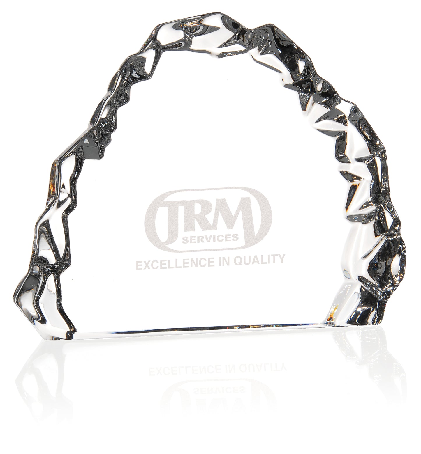 MARIO CIONI Carved Crystal Award-35272