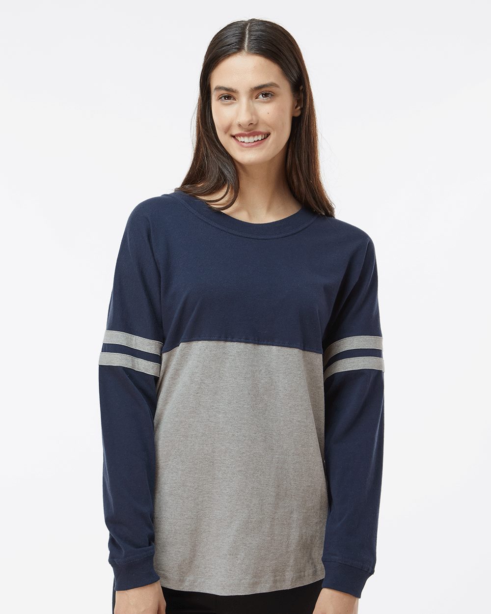 District? Perfect Tri? Long Sleeve Henley DT145