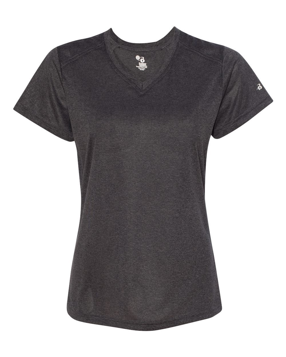 Badger Women's Pro Heather V-Neck T-Shirt - 4362