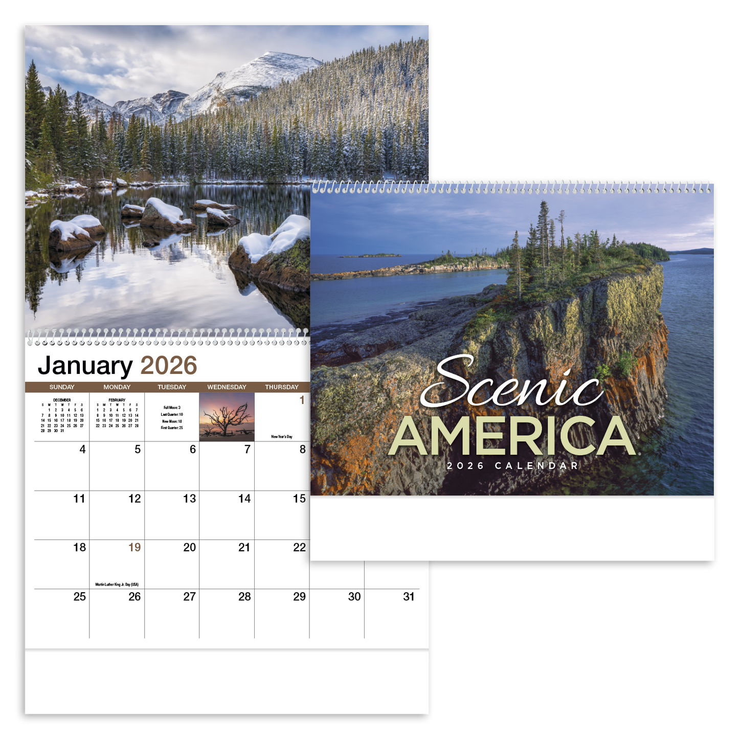 HotLine Products Scenic America Appointment Calendar Spiral-400