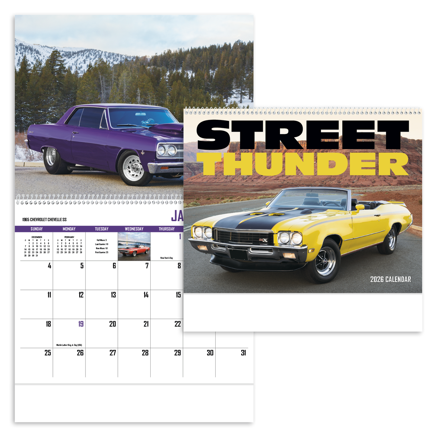 HotLine Products Street Thunder Appointment Calendar Spiral-401
