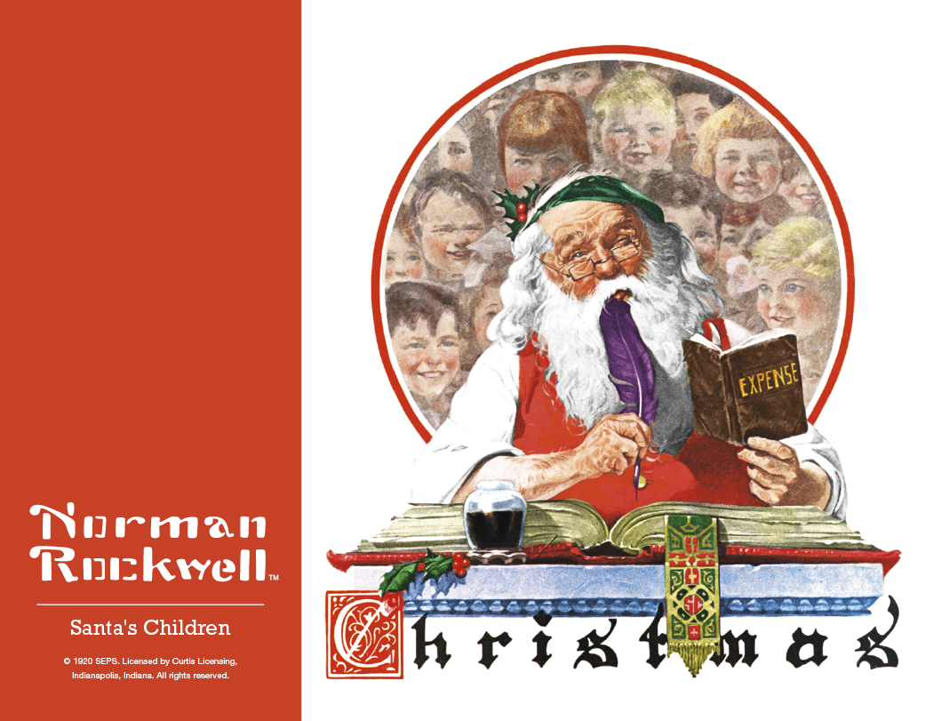 HotLine Products Norman Rockwell Appointment Calendar Spiral-402H