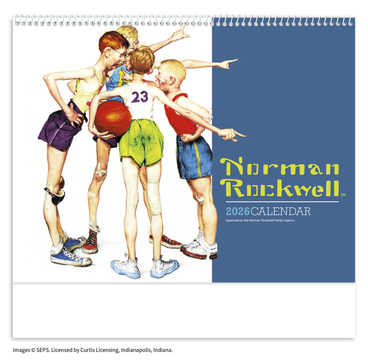 HotLine Products Norman Rockwell Appointment Calendar Spiral-402H