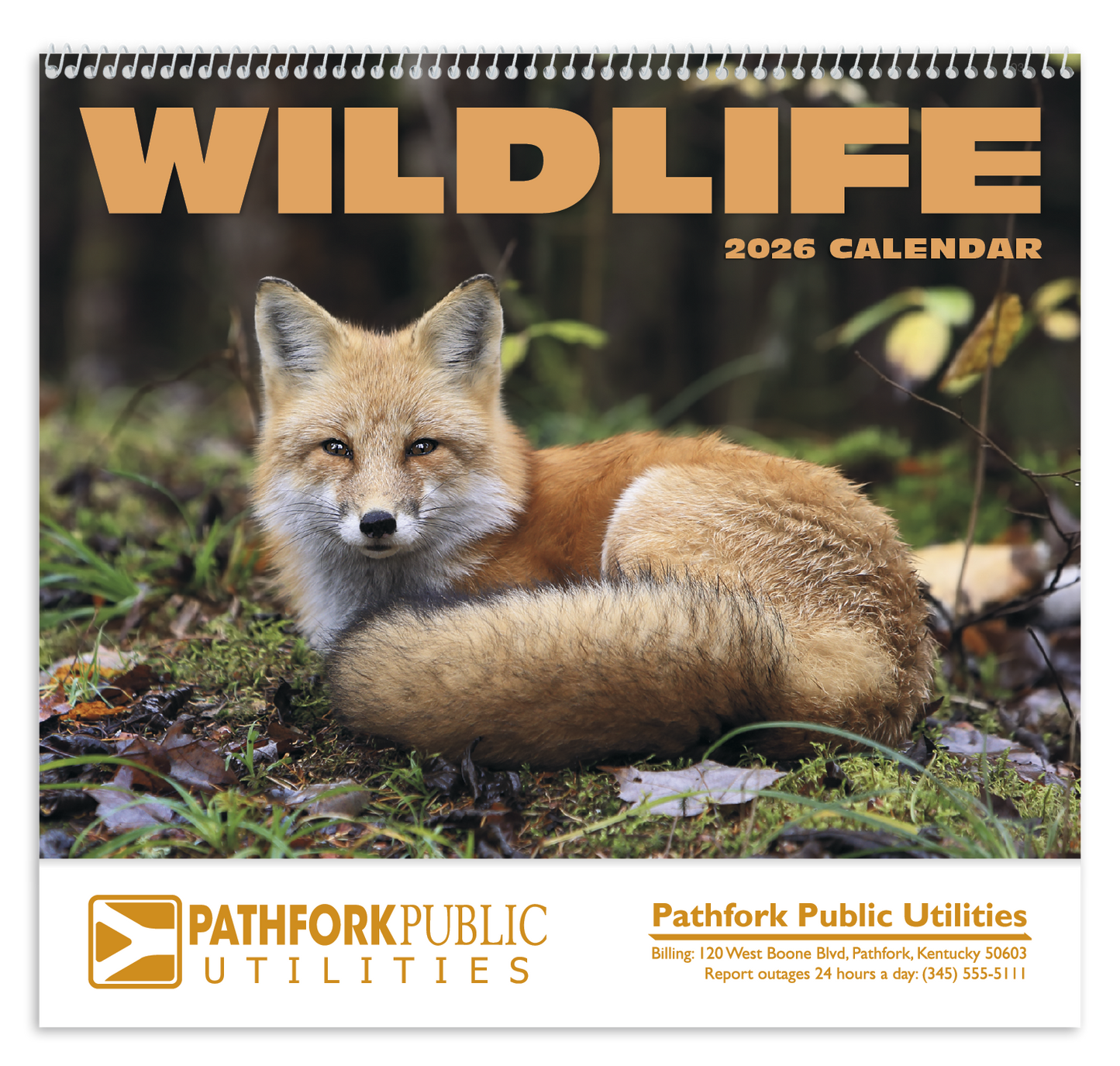 HotLine Products Wildlife Appointment Calendar Spiral-403