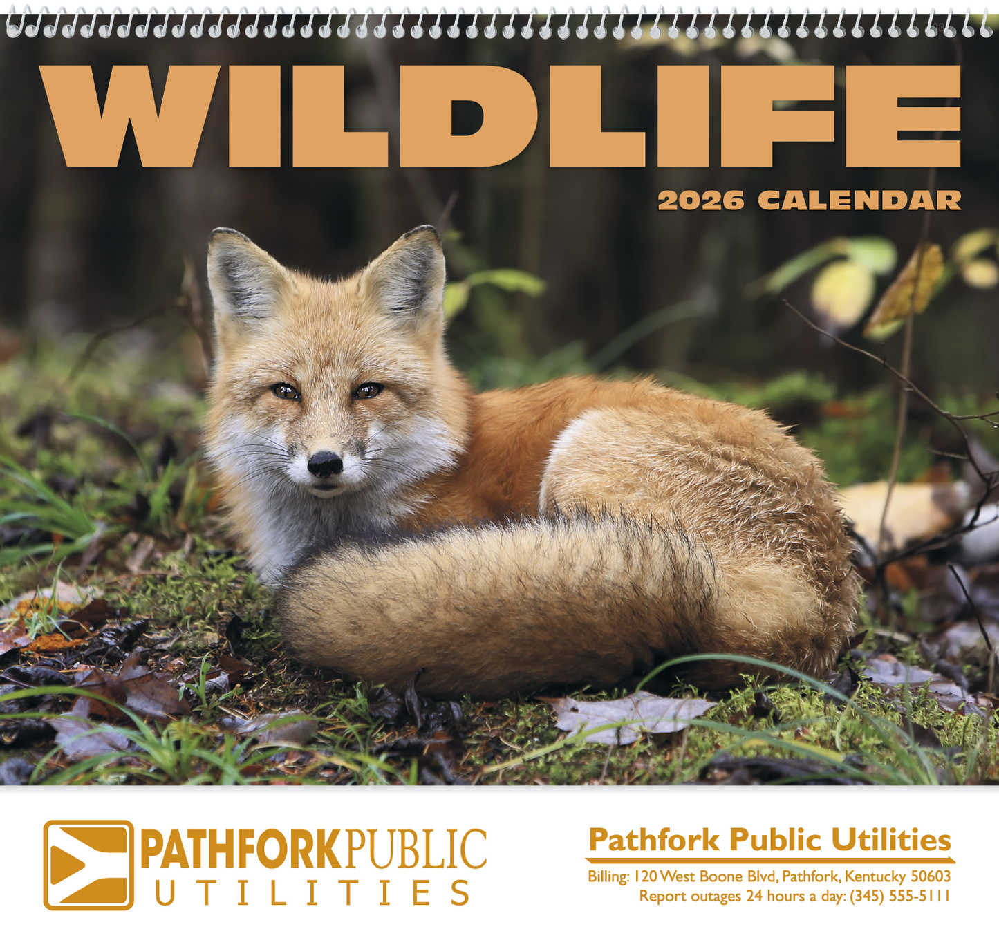 HotLine Products Wildlife Appointment Calendar Spiral-403