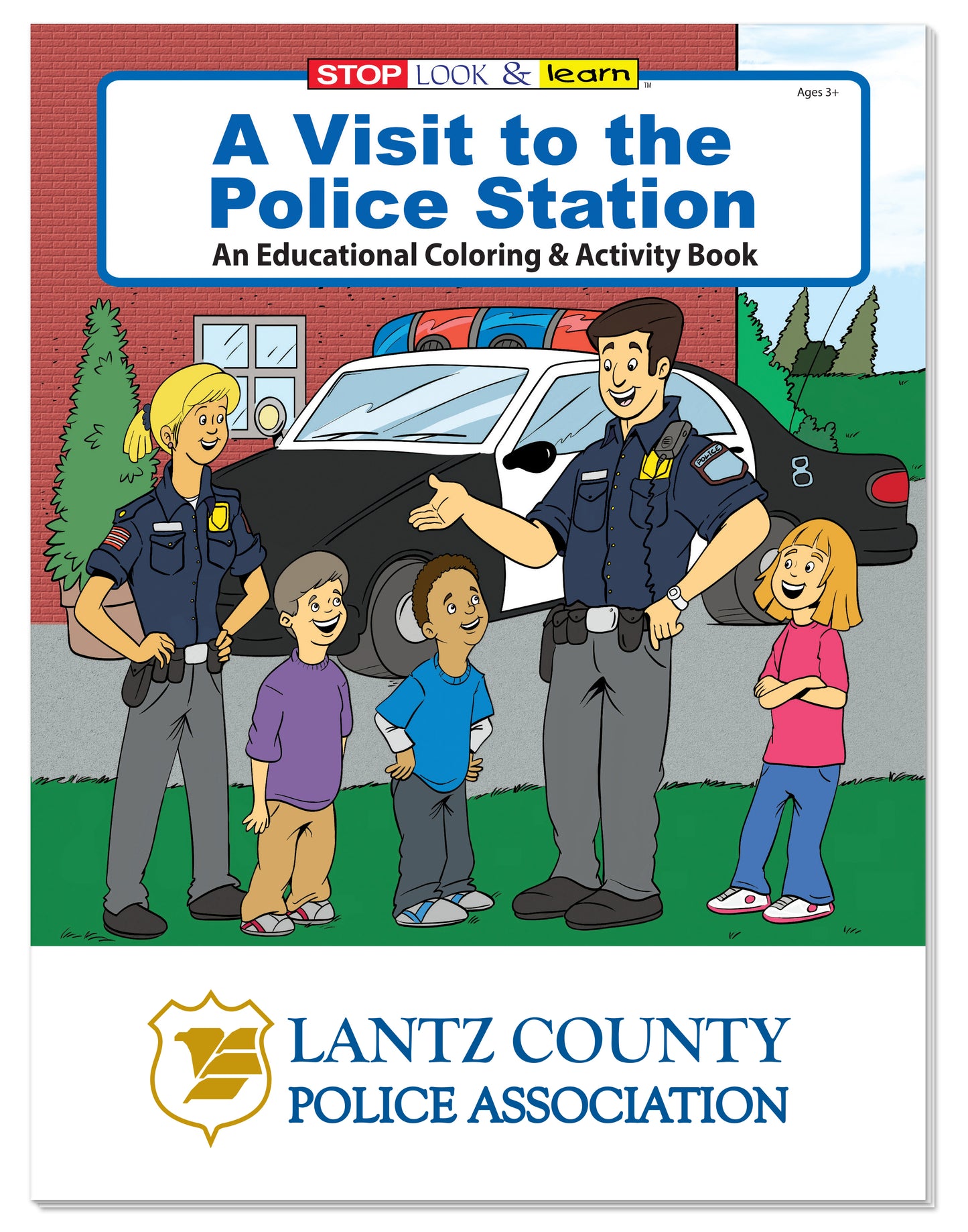 Coloring Book A Visit to the Police Station-40649