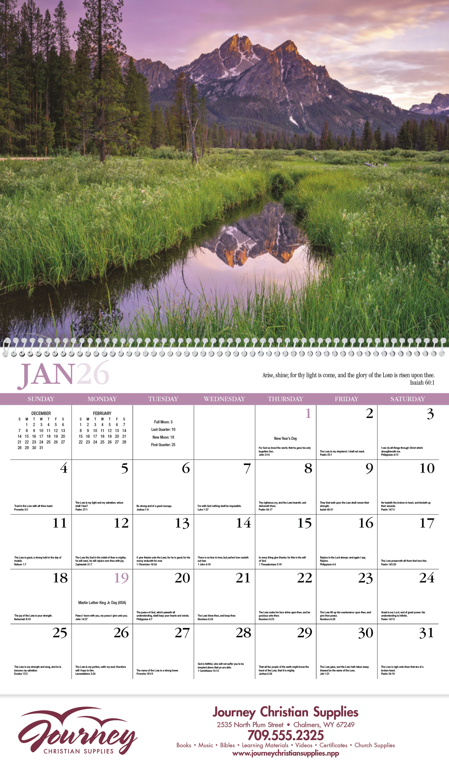 HotLine Products Reflections NonDenominational Appointment Calendar Spiral-406