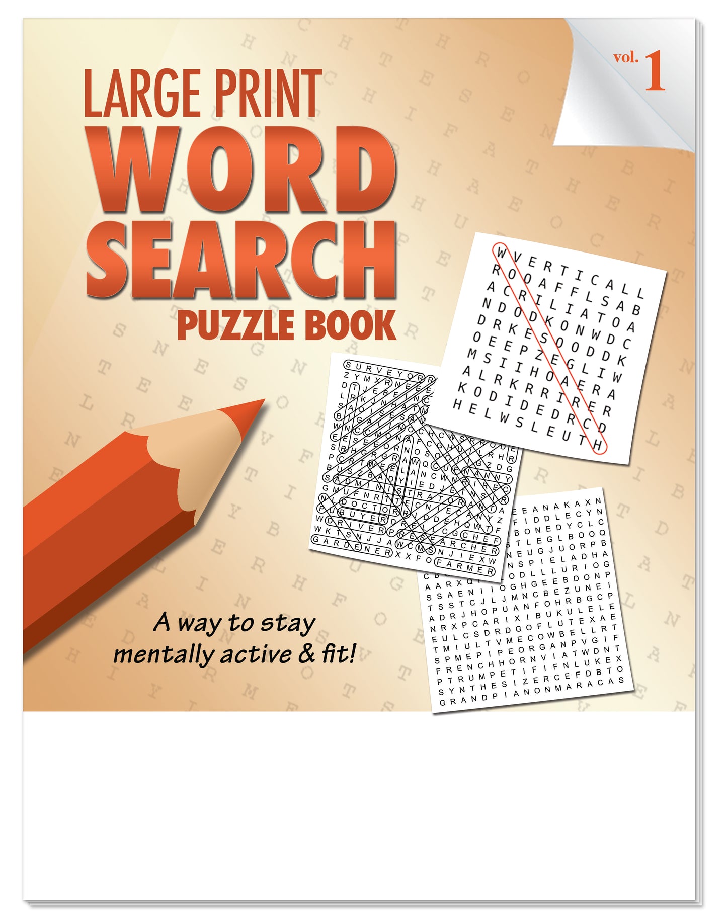 Puzzle Book LARGE PRINT Word Search-40936