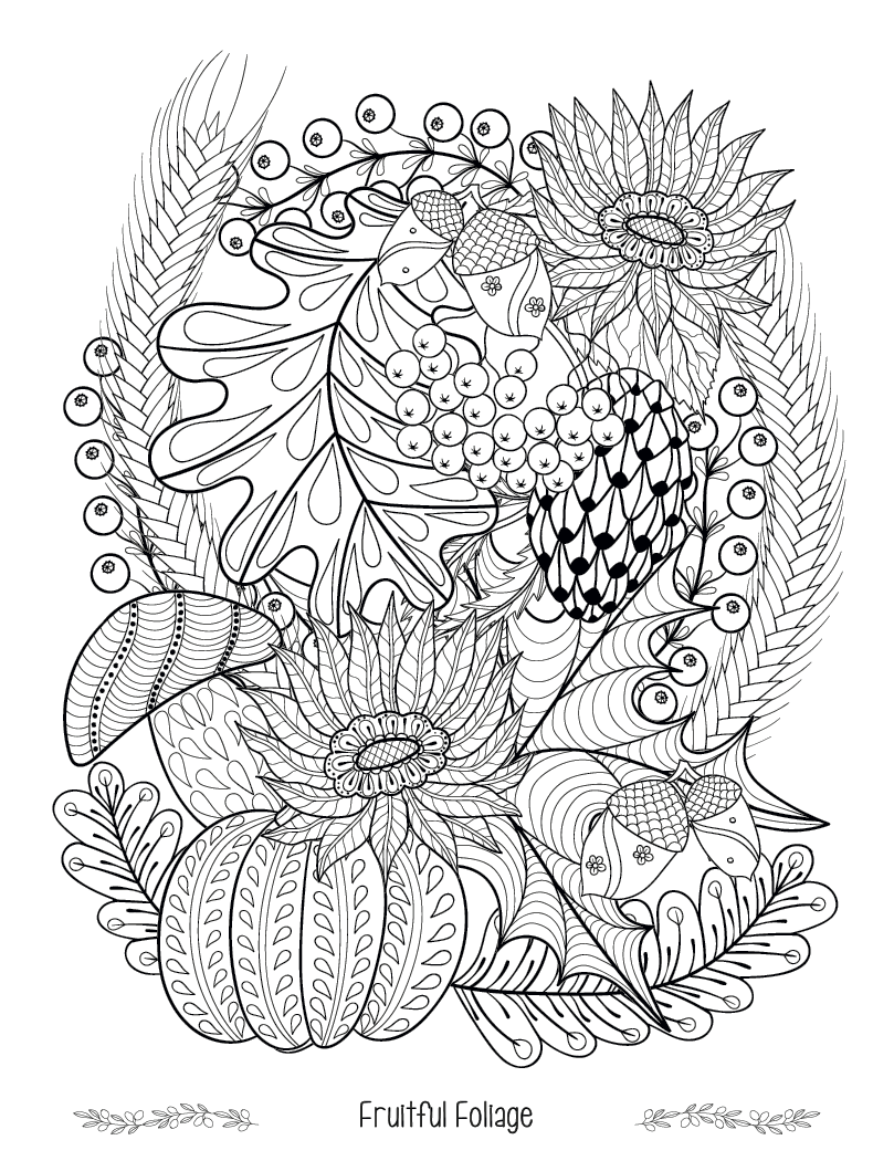 Good Value Floral Bliss Adult Coloring Book-41038