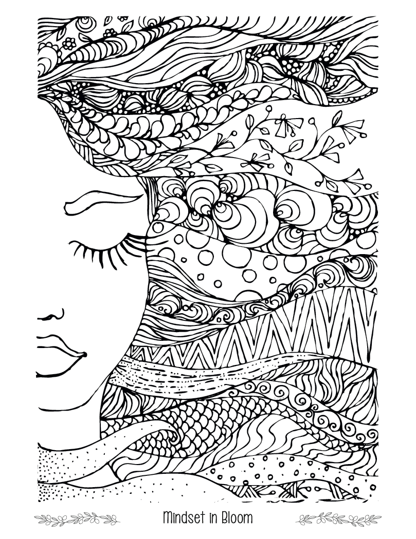 Good Value Floral Bliss Adult Coloring Book-41038