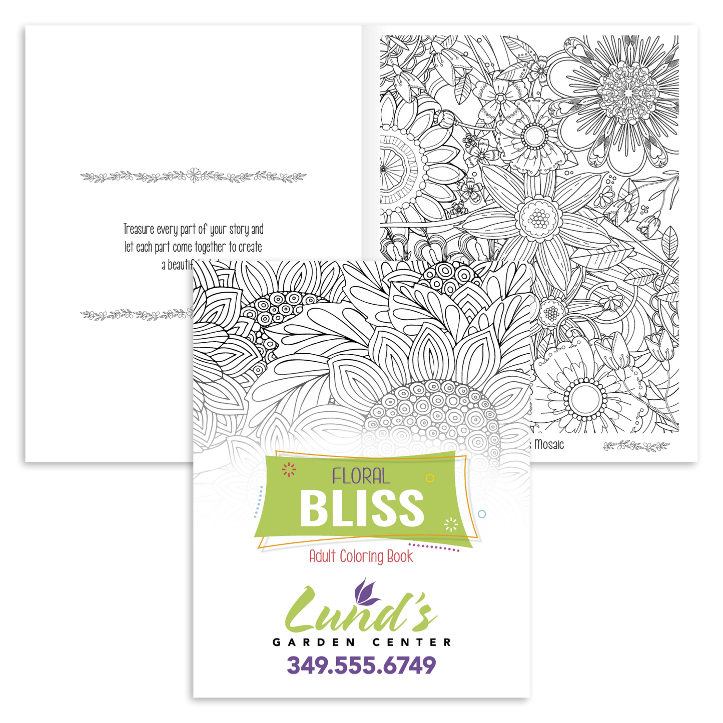 Good Value Floral Bliss Adult Coloring Book-41038