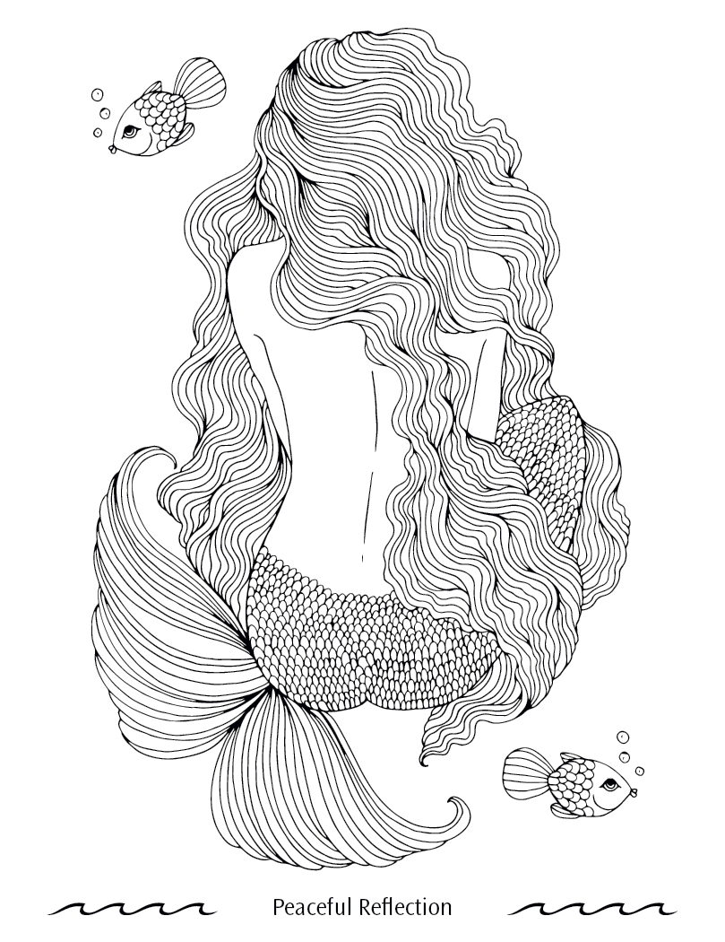 Good Value Oceans of Serenity Adult Coloring Book-41055