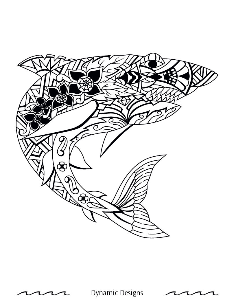 Good Value Oceans of Serenity Adult Coloring Book-41055