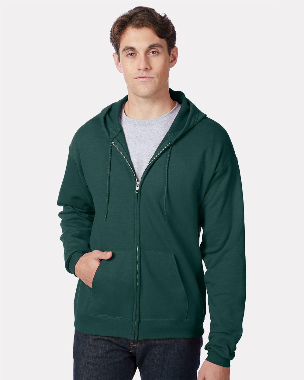 Hanes? - EcoSmart? Full-Zip Hooded Sweatshirt. P180