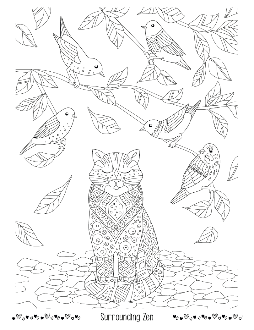 Good Value Unwind with Pets Adult Coloring Book-41269