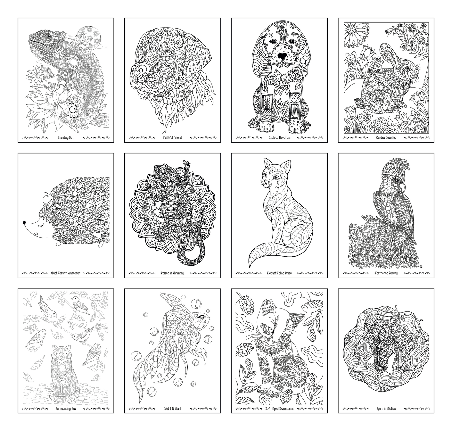 Good Value Unwind with Pets Adult Coloring Book-41269
