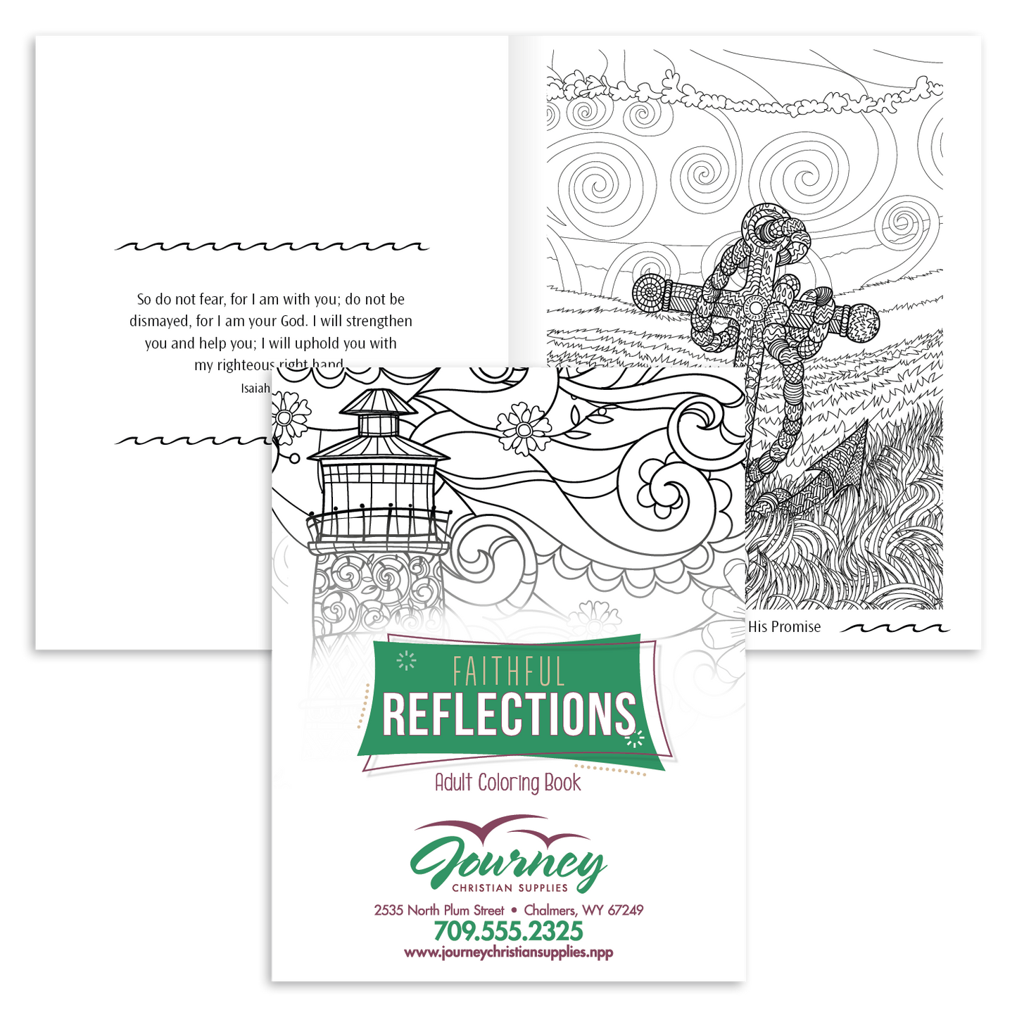 Good Value Faithful Reflections Adult Coloring Book-41281