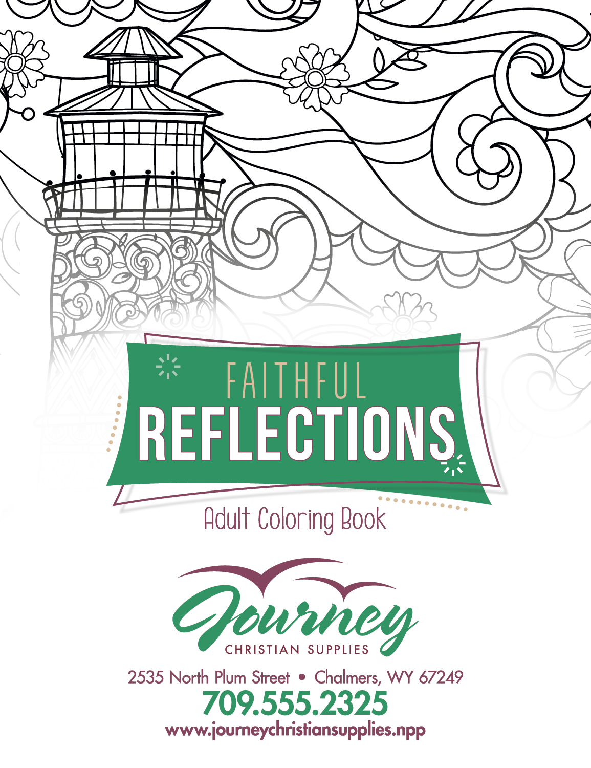Good Value Faithful Reflections Adult Coloring Book-41281