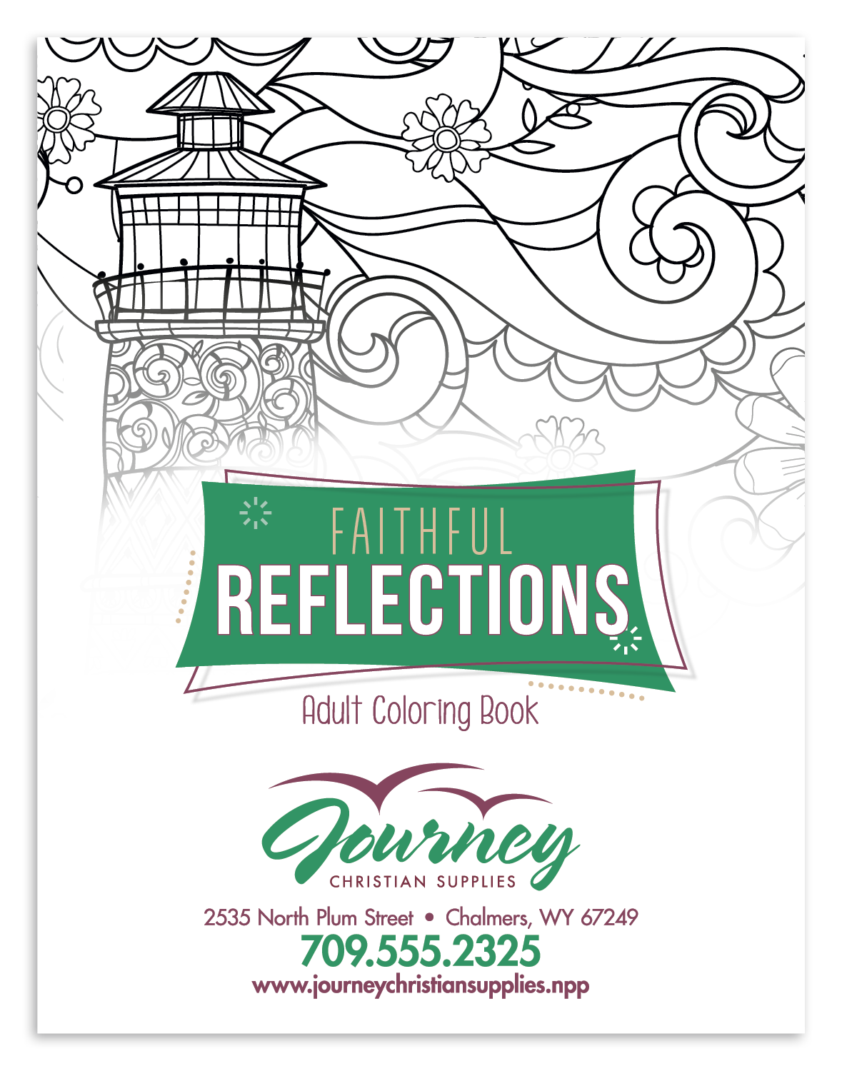 Good Value Faithful Reflections Adult Coloring Book-41281
