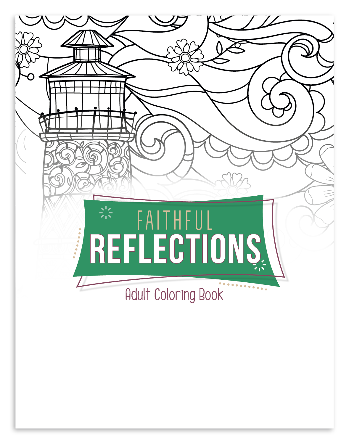 Good Value Faithful Reflections Adult Coloring Book-41281