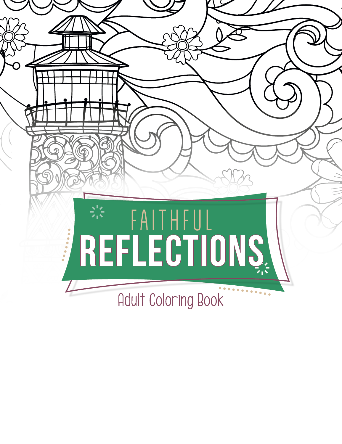 Good Value Faithful Reflections Adult Coloring Book-41281