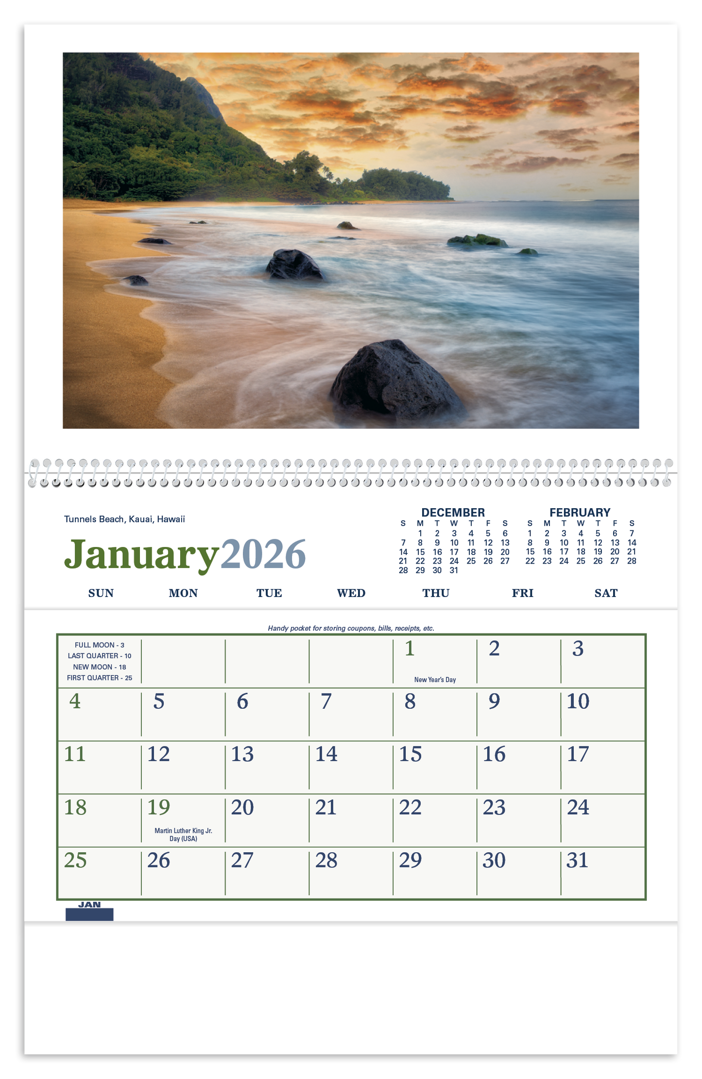 Triumph Calendars Beautiful America Pocket Calendar-4150