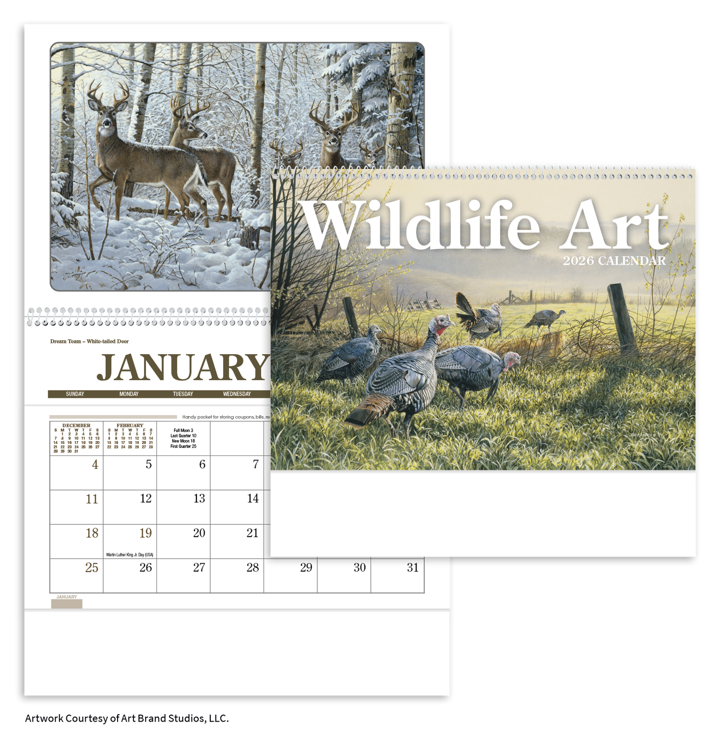Triumph Calendars Wildlife Art Pocket Calendar-4153