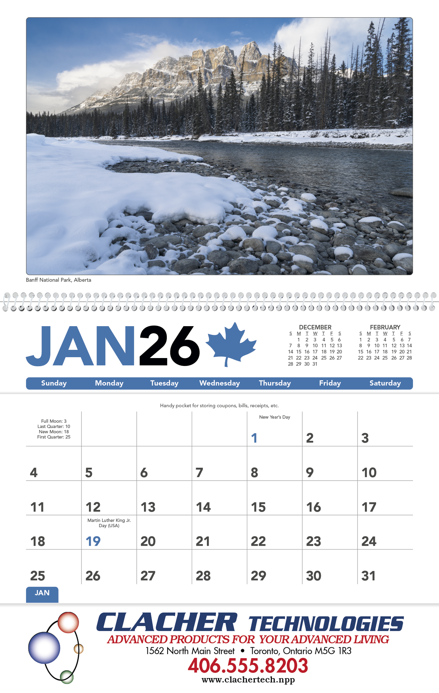 Triumph Calendars Canadian Scenic Pocket Calendar-4160