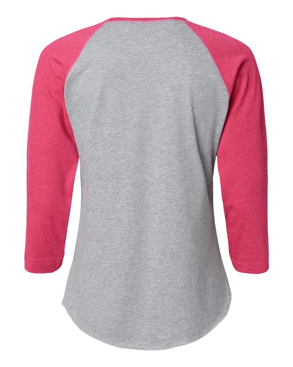 LAT Women's Baseball Fine Jersey Three-Quarter Sleeve Tee - 3530