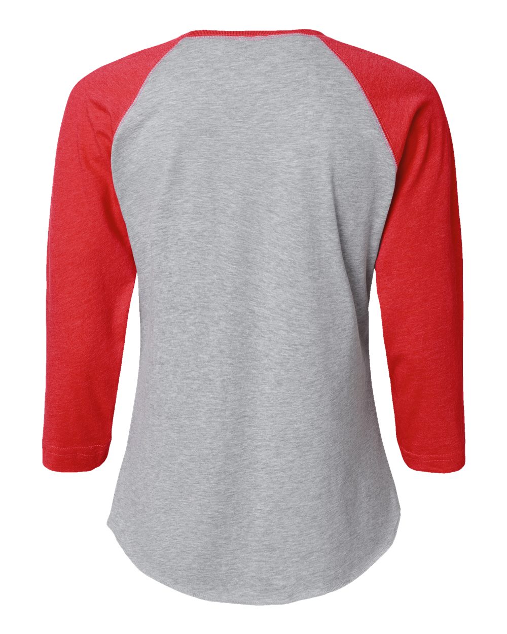 LAT Women's Baseball Fine Jersey Three-Quarter Sleeve Tee - 3530