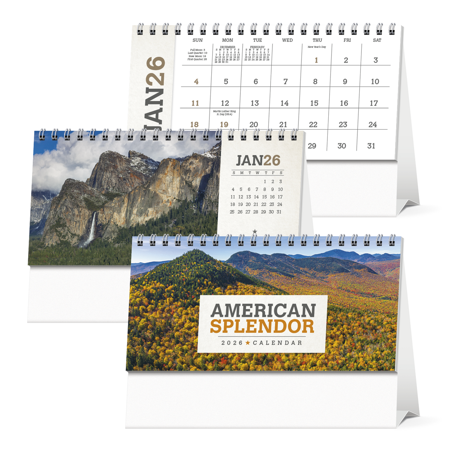 Triumph Calendars American Splendor Desk Calendar-4251