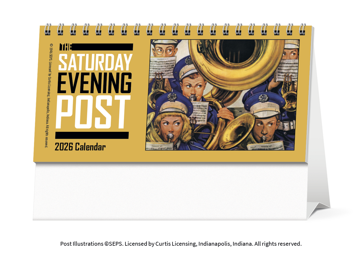 Triumph Calendars The Saturday Evening Post Desk Calendar-4252