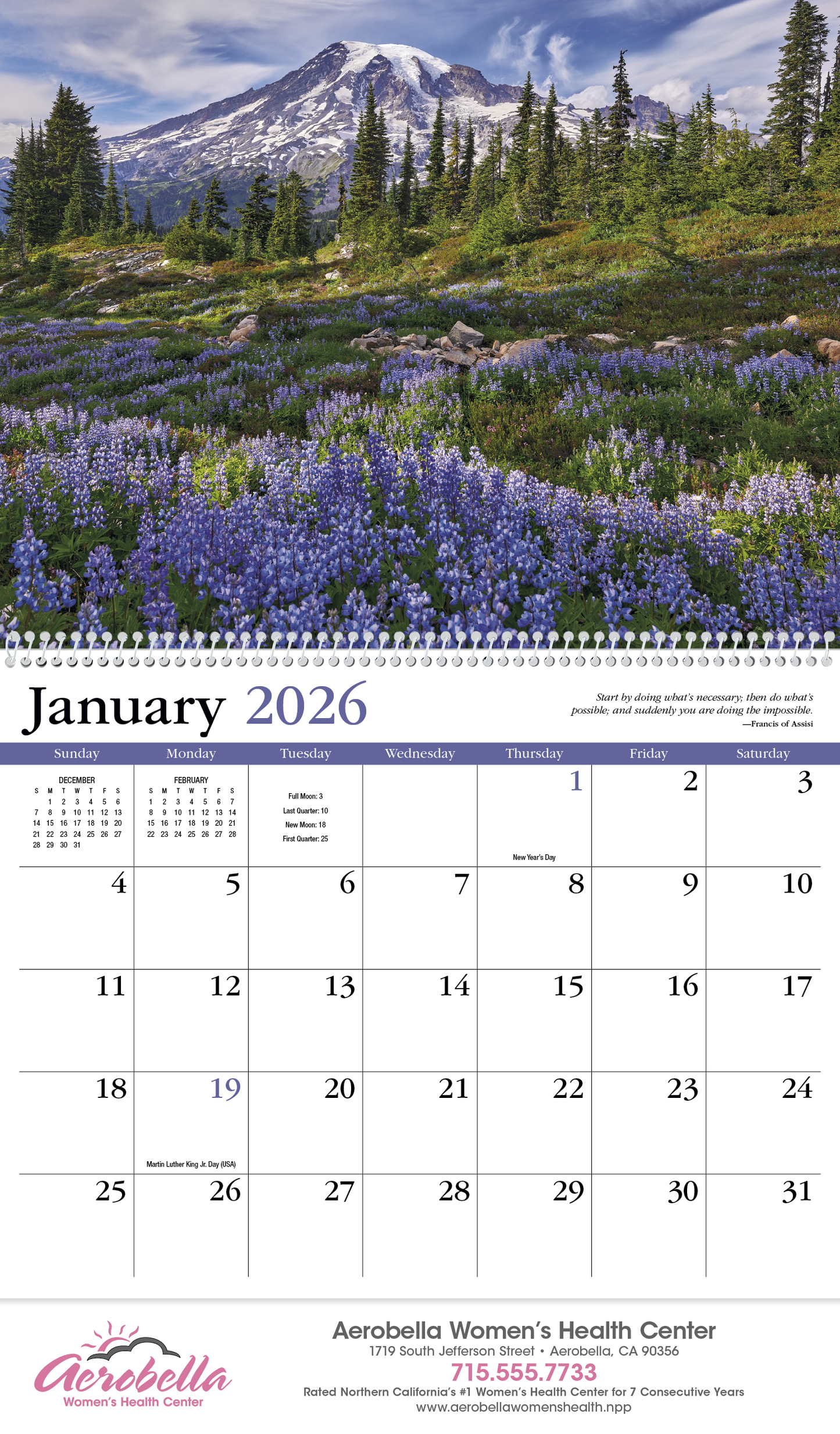 HotLine Products Contemplations Appointment Calendar Spiral-425