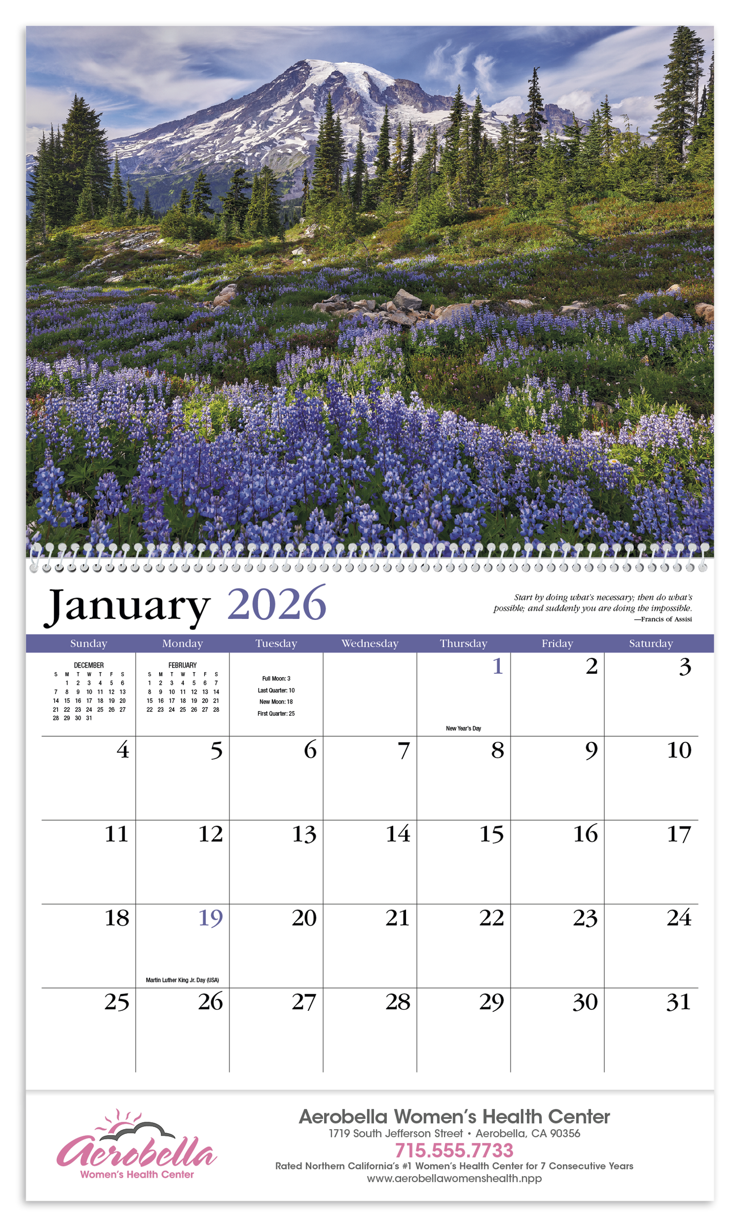 HotLine Products Contemplations Appointment Calendar Spiral-425
