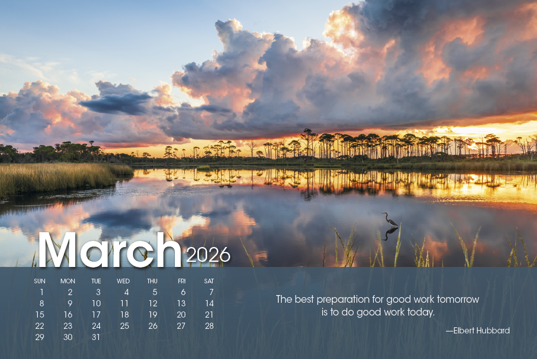 Triumph Calendars Scenic Moments Large Desk Calendar-4275