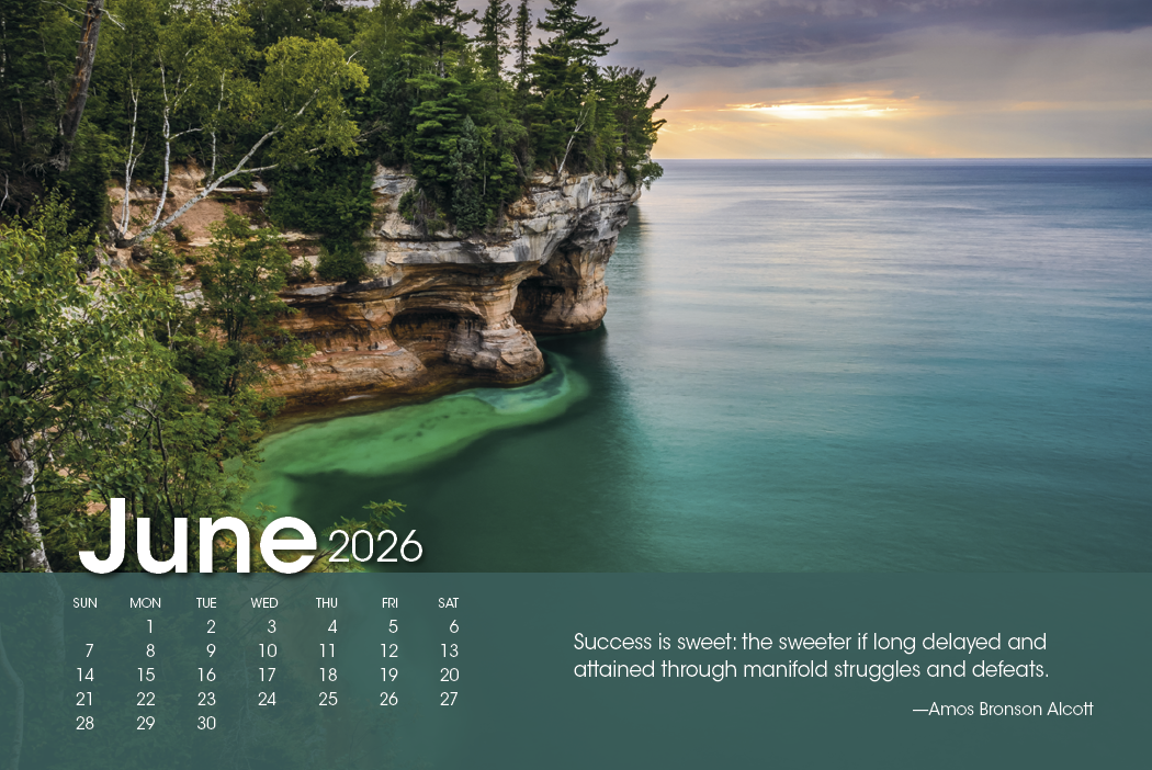 Triumph Calendars Scenic Moments Large Desk Calendar-4275
